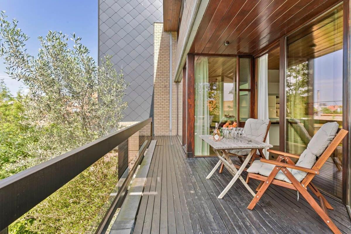 Eighties Modernist Design House With Garden Near The Beach Ostend Exterior photo