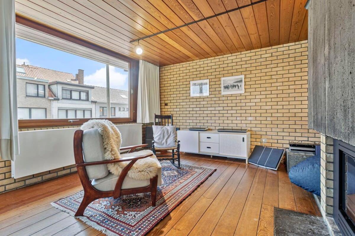 Eighties Modernist Design House With Garden Near The Beach Ostend Exterior photo